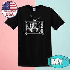 Defund The Media Fake News Men's Black Size S-5XL picture
