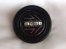 Momo genuine Arrow black horn button without trumpet mark vintage item Cobra picture