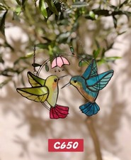 Hummingbird Stained Glass Decoration. Great Gift for any occasion (C650) picture