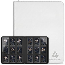 9 Pocket Toploader Binder Holds 288 Cards Zipper Trading Card Album picture