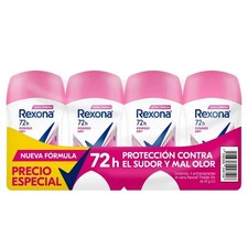 REXONA POWDER DRY 72hr Protect DEODORANT 4pk STICK 45g each picture