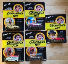 ERTL ca. 1981 The Cannon Ball Run #1865, 5 car set, #1866, #1867, #1868-2, #1869 picture
