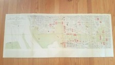 3 VERY SCARCE - LARGE - D.C. MAPS - 1917 - THE PUBLIC BUILDINGS COMMISSION picture