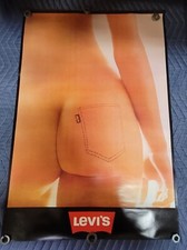 Levi's Original 1971 Rare Poster By Ida Van Bladel Infamous Nude Girl picture