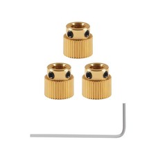 Aokin Brass Extruder Wheel Gear 40 Teeth Drive 3D Printer 3 Pcs picture