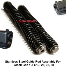 Stainless Steel Recoil Guide Rod with spring for Glock 19 23 32 38 Gen 1 2 3 picture