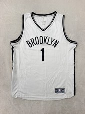 Fanatics Brooklyn Nets D'Angelo Russell Jersey Mens Large White NBA Basketball 1 picture