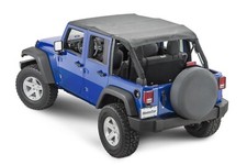 MasterTop ShadeMaker Plus Vinyl Bimini Top For 2007-2008 Jeep Wrangler JK 4 Door picture