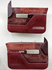 88-94 Chevy Silverado GMC Sierra Set Of Front Power Door Panels OEM Red picture