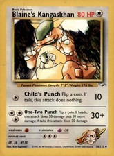 BLAINE'S KANGASKHAN 36/132 GYM HEROES UNLIMITED DMG picture