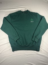 Vtg Dolmen Stitched Ireland Clover Green Crewneck Pullover Sweatshirt Size XXL picture