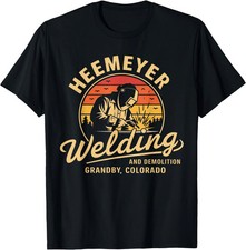 Funny Heemeyer Welding And Demolition Grandby Colorado man T-Shirt picture