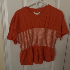 Maeve by Anthropology Women's Blue Knit Top Size Large picture