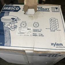 Jabsco Manual Marine Toilet - Regular Bowl w/Soft Close Lid 29120-5100 UPC 67... picture