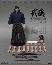 Eleven X Kai Studios Miyamoto Musashi Vagabond Mezco 1/12 Action Figure picture