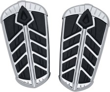 Kuryakyn Spear Passenger Floorboard Inserts Chrome Indian Roadmaster/Springfield picture