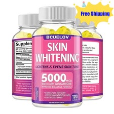 Skin Whitening With L-Glutathione 5000mcg Dark spot Brightening Capsules picture