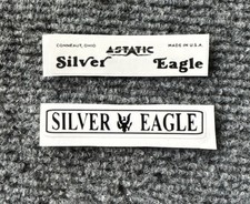 Astatic Silver Eagle Decal Set Top And Bottom  CB Radio L@@K picture