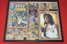 Alice Cooper One-of-a-Kind Autographed 3D Marvel Comic Shadowbox Display picture