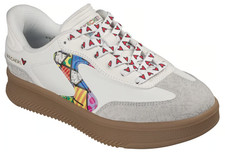 NEW WOMENS SKECHERS SLIP INS BRITTO HOTSHOT HI BRITTO White Multi LEATHER Shoes picture