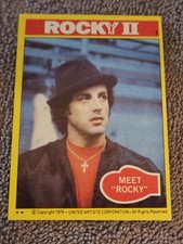 Vintage Topps Rocky Rookie Card 