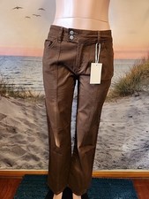 Nwt Flamingals Women Jean's Brown Color  Size- Extra Small #76003 picture