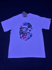 Bape Men's White Short Sleeve T-Shirt Size Medium, 100% Cotton, a Bathing Ape picture