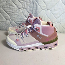 On Cloudtrax Hiking Boot Shoe Sneakers Rose Ivory 53.99054  Women’s  Size 8  picture
