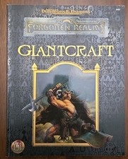 1995 AD&D Advanced Dungeons And Dragons GIANTCRAFT Forgotten Realms 9487  picture