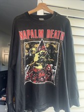 Vintage Napalm Death Long Sleeve 1992 Campaign For Musical Destruction picture