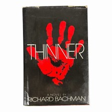 Stephen King THINNER Richard Bachman 1984 NAL 1st Edition 1st Printing HC DJ picture