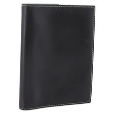 HERMES Agenda GM Day Planner Cover Leather Black Auth 201589M picture