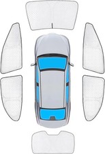 6pcs Sun Shades for Toyota Camry 2018-2024, UV Block & Blackout Privacy (Black) picture