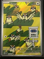 Pidgey 207/197 Illustration Rare Obsidian Flames Pokemon Holo Near Mint NM picture
