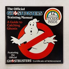 Vintage Official Ghostbusters Training Manual Book w/Stickers 1984 New Old-Stock picture