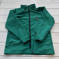 Vintage 1998 DuPont Sportsmaster Jacket M Made USA Teal Corporate Workwear 90s picture