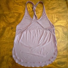 Lululemon All Tied Up Tank Top Womens Purple Lavender Excellent Twisted Back picture