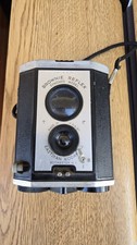 1940s Brownie Reflex Synchro Kodak Camera With Strap, Twin Lens, Press Camera picture