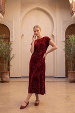 Johnny Was Relaxed Velvet Boatneck Dress J38725-7 * picture