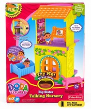 2005 Fisher Price Dora Explorer Big Sister Talking Nursery G8362 NEW Vintage picture
