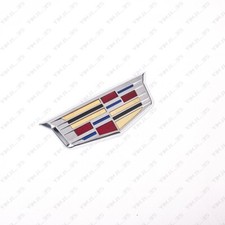 Silver Color Cadillac Logo Car Rear Trunk Lid Emblem Badge for XTS ATS CT6 XT5 picture