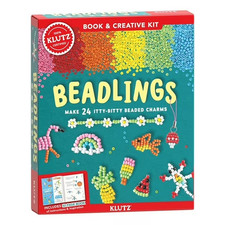 Beadlings: Make 24 Itty-Bitty Beaded Charms Crafts (Hardcover) NEW IN BOX picture