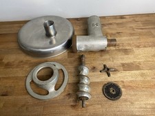 Hobart Size #10 Hub Meat Grinder Attachment Plate Knife Auger Mixer Heavy Duty picture