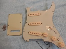 Fender Stratocaster Loaded Pickguard. Vintage Noiseless w/S-1 Excellent picture
