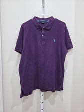 U.S. Polo Assn. Men's Purple Polo Shirt Size L picture