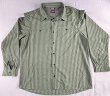 Nike ACG Shirt Mens XL Green Plaid Vented Hiking Fishing Outdoor picture