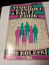 Word Banquet & Party Book by Joe Holbert 1975 Paperback H14 picture