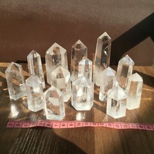 1LB natural Clear quartz obelisk crystal wand point healing picture