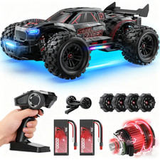 DEERC 1/14 4WD Fast Brushless RC Truggy 46+ MPH All Terrain Off Road Car picture