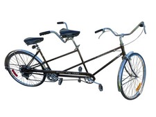 Vintage Schwinn De Luxe Twinn Tandem Bicycle 1960s/70s Original Chrome picture